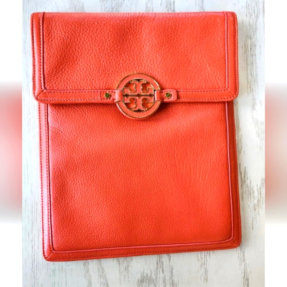 Tory Burch Orange Tablet pouch